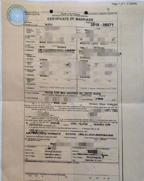 psa marriage certificate|philippine marriage records online.